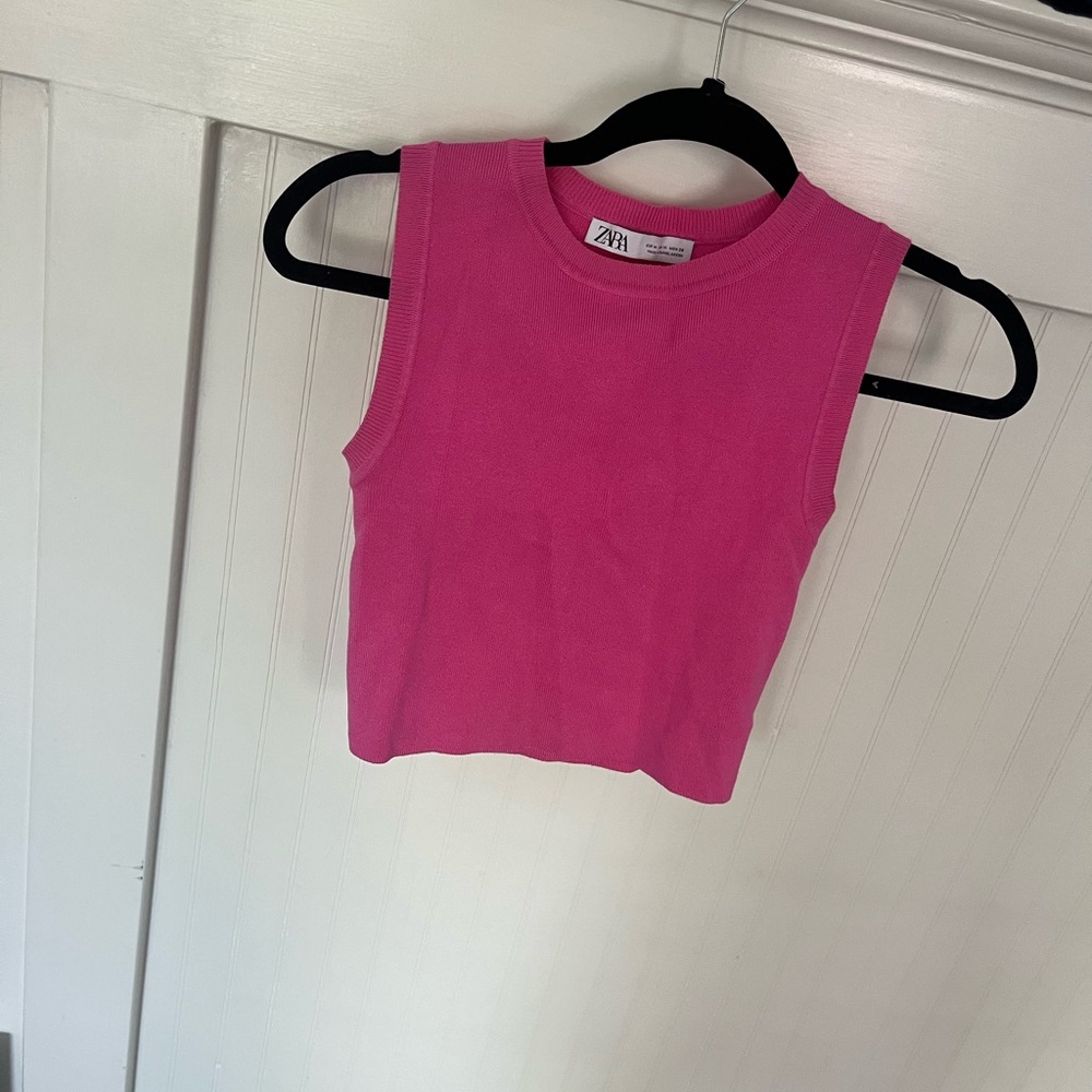 Zara Pink Knit Top